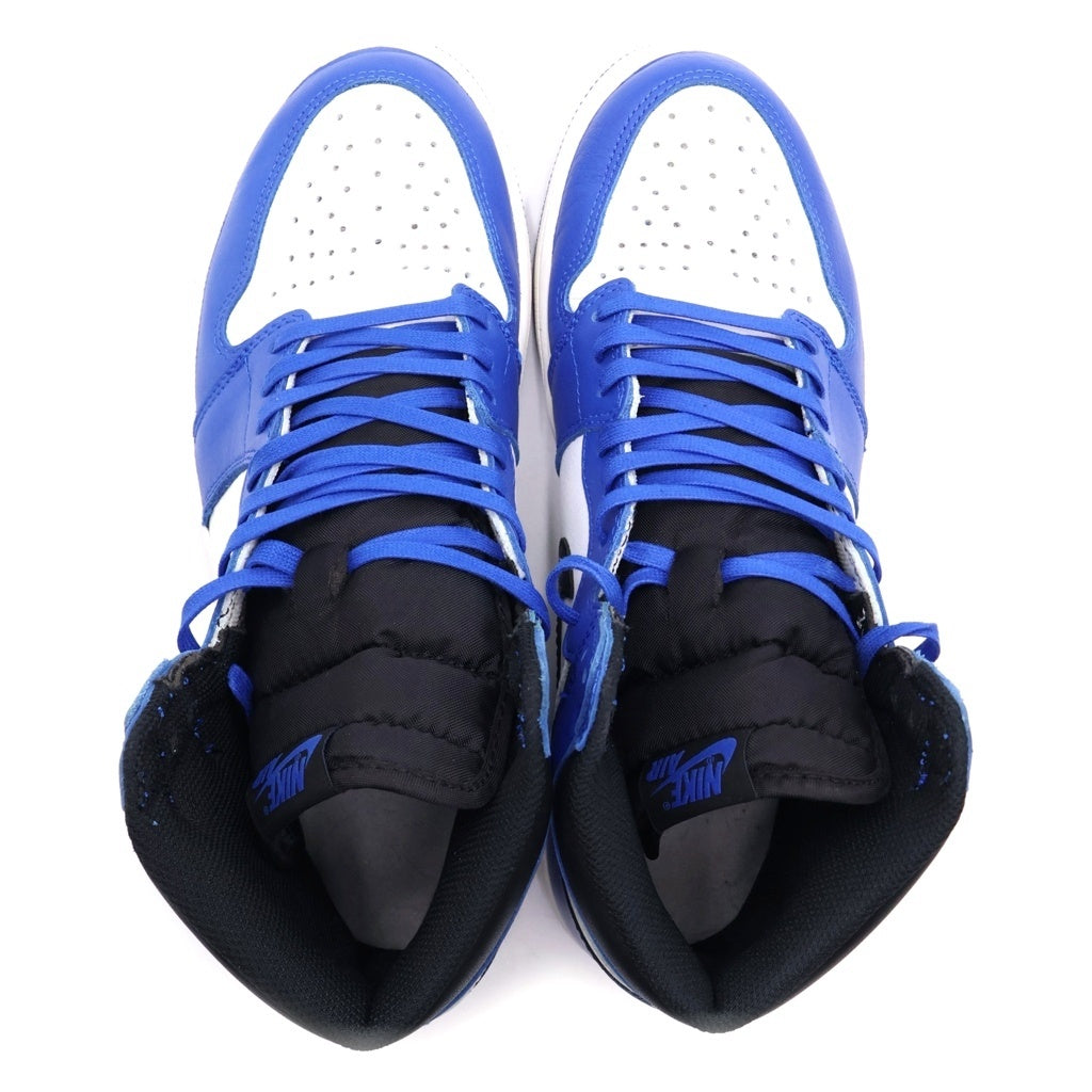 NIKE(ナイキ) AIR JORDAN 1 RETRO HIGH OG GAME ROYAL 555088-403 エアジョーダン1 ゲームロイヤル ハイカットスニーカー US9.5/27.5cm ブルー/ホワイト/ブラック