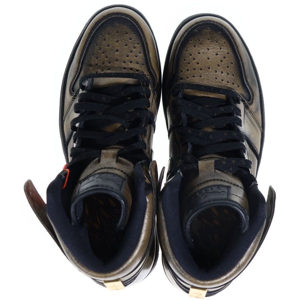NIKE(ナイキ) AIR JORDAN 1 RETRO HIGH OG WINGS AA2887-035 エアジョーダン1 ウイングス スニーカー US9/27.0cm ブラック/ゴールド