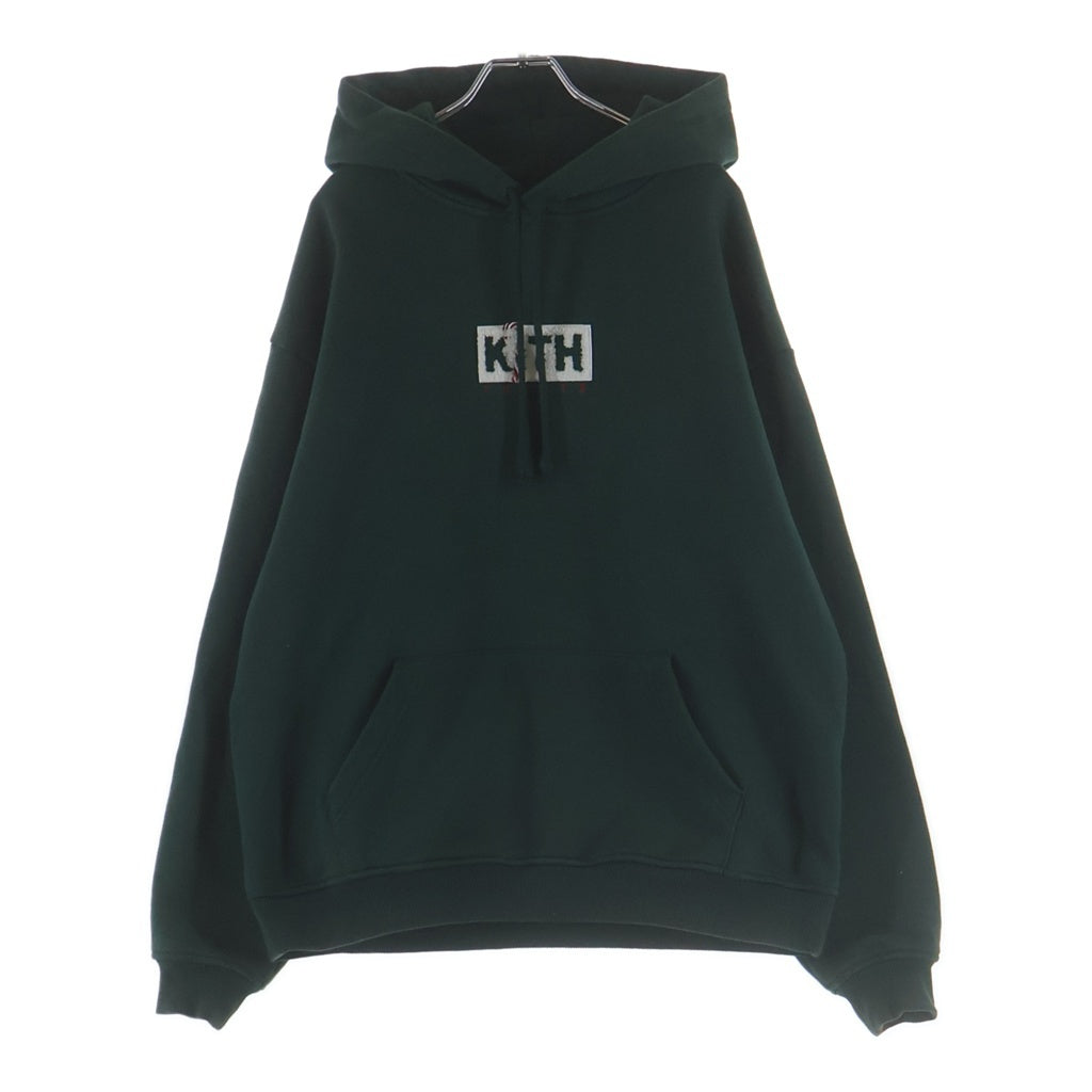 KITH(キス) 21AW Treats Peppermint Classic Logo Hoodie トリート クラシックロゴ スウェットプルオーバーパーカー KHT030013 グリーン