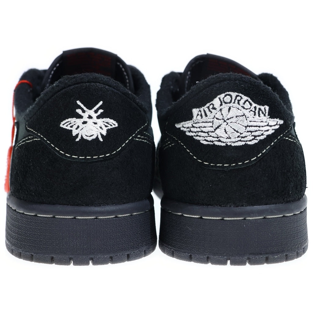 NIKE(ナイキ) ×TRAVIS SCOTT AIR JORDAN 1 LOW OG SP BLACK PHANTOM DM7866-001 エアジョーダン1 ブラックファントム ローカットスニーカー US9/27.0cm ブラック