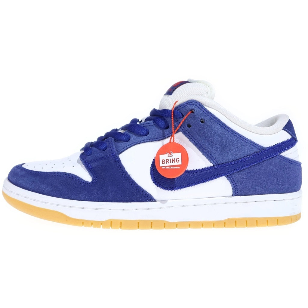 NIKE SB(ナイキエスビー) DUNK LOW PRO PRM LOS ANGELES DODGERS DO9395-400 ダンク ロサンゼルスドジャーズ ローカットスニーカー US9/27.0cm ホワイト/ブルー