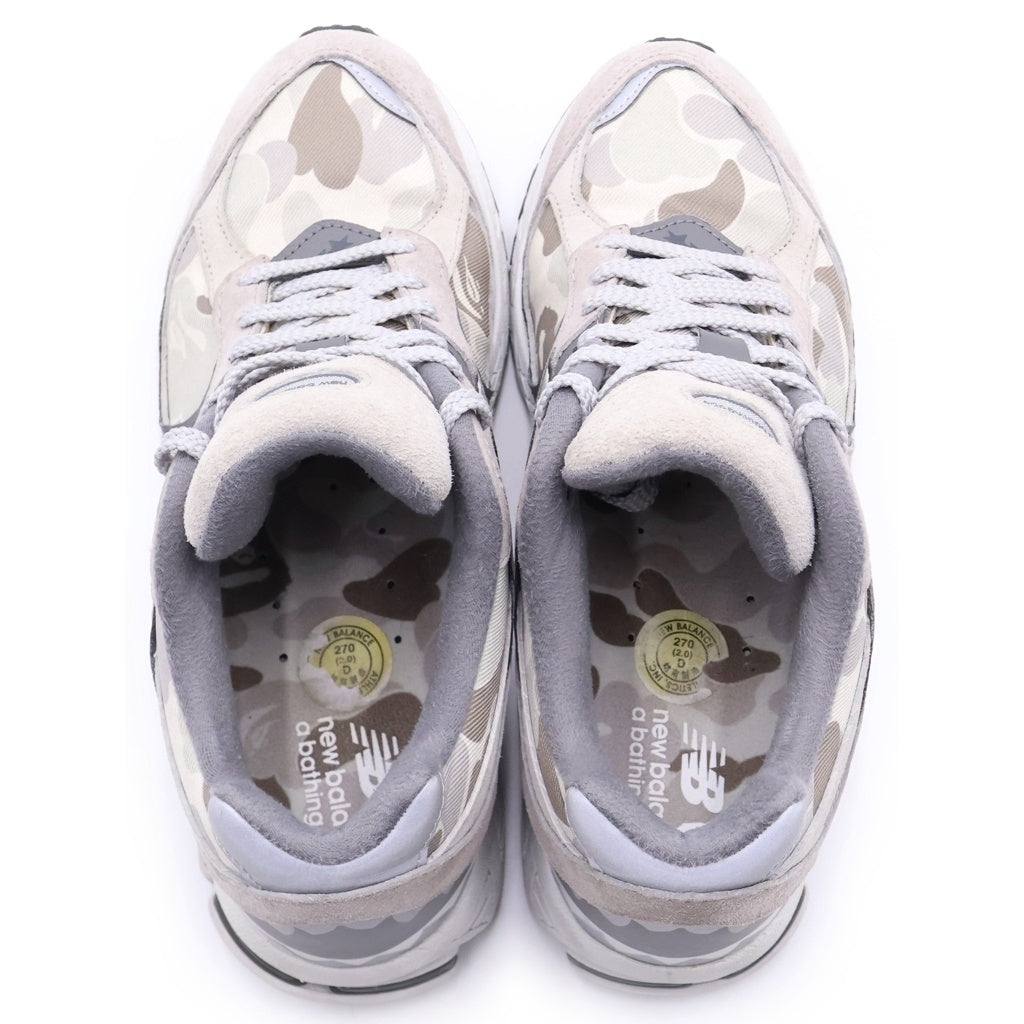 New Balance(ニューバランス) ×A BATHING APE 2002R M2002RBG アベイシングエイプ ローカットスニーカー US9/27.0cm グレー