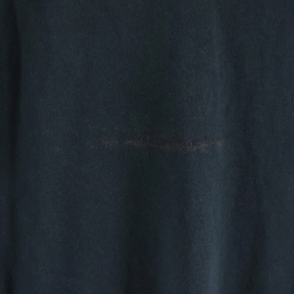 BALENCIAGA(バレンシアガ) 22AW Pre Owned BBロゴ ダメージ加工 ロングスリーブカットソー 長袖Tシャツ 699191 ブラック