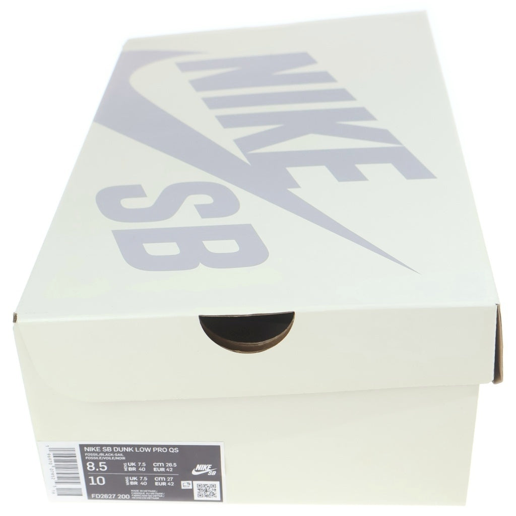 NIKE SB(ナイキエスビー) ×ALBINO & PRETO DUNK LOW PRO QS PEARL WHITE FD2627-200 アルビノアンドプレト ダンク ローカットスニーカー US8.5/26.5cm ホワイト