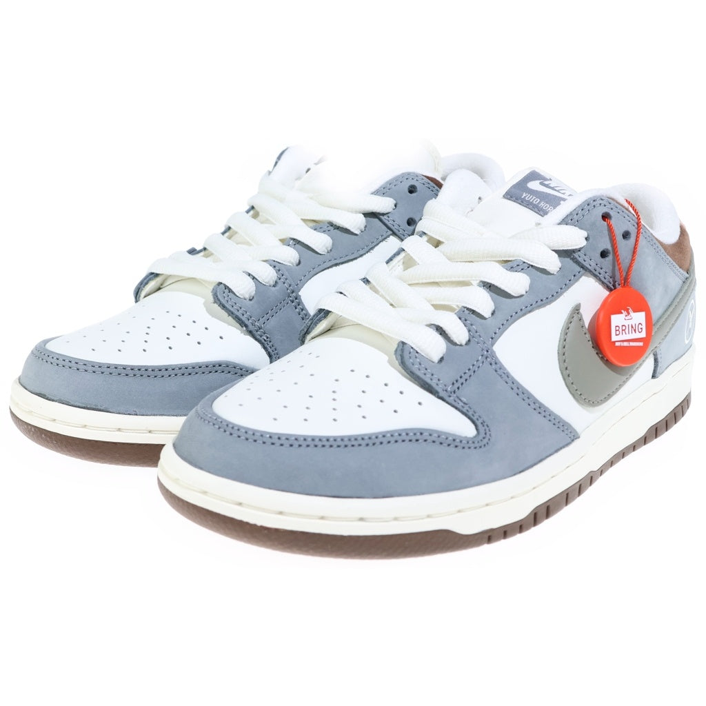 NIKE SB(ナイキエスビー) ×YUTO HORIGOME DUNK LOW PRO QS FQ1180-001 堀米雄斗 ダンク プロ クイックストライク ローカットスニーカー US8.5/26.5cm ホワイト/グレー