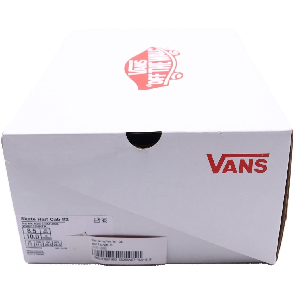 SUPREME(シュプリーム) 26SS ×Mike Kelley ×Vans Half Cab VN00112HNTR マイク・ケリー バンズ ハーフキャブ ローカットスニーカー US8.5/26.5cm ホワイト