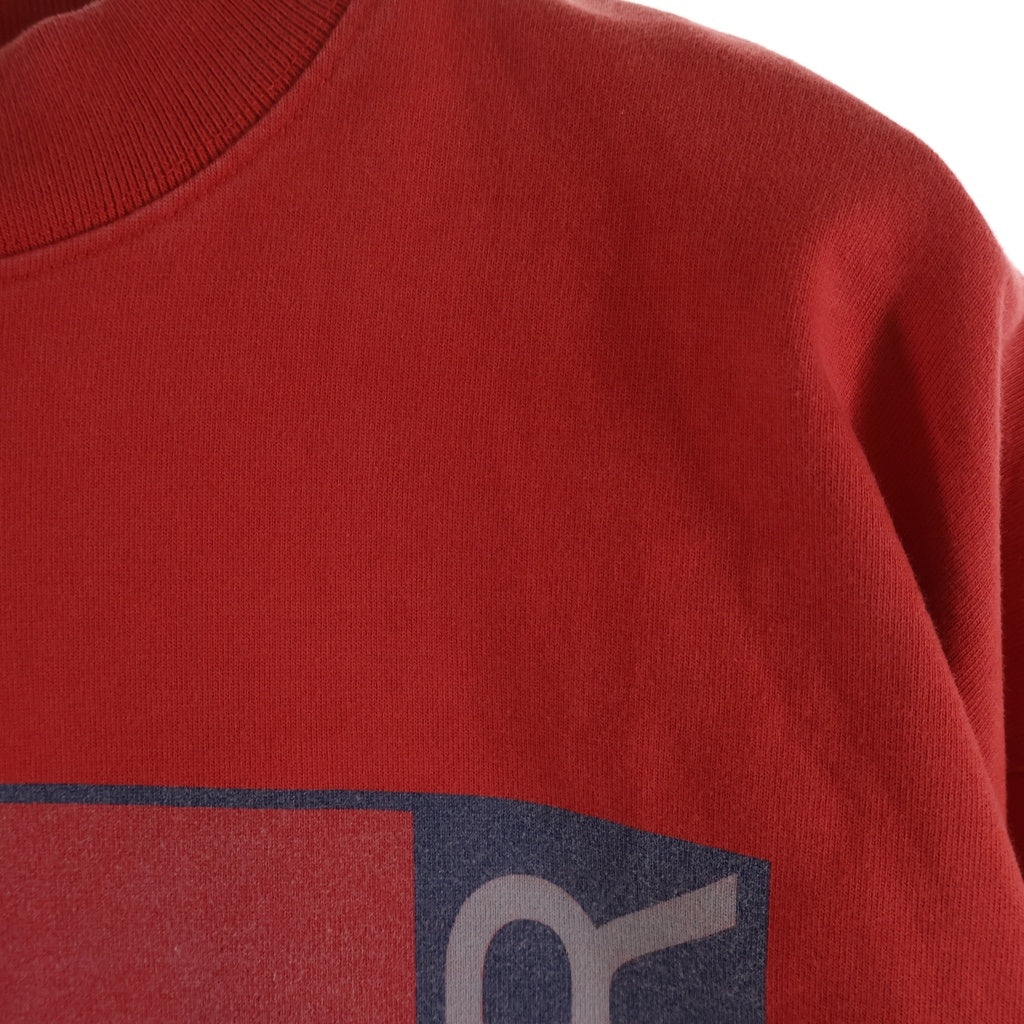 VETEMENTS(ヴェトモン) 18SS×TOMMY HILFIGER トミーヒルフィガー ロゴプリント 長袖Tシャツ MSS18TR45 レッド