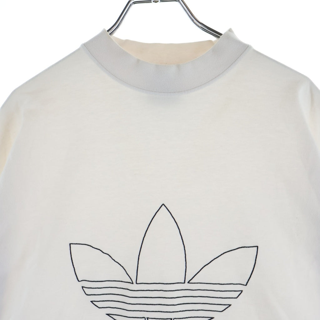 BALENCIAGA(バレンシアガ) 23SS ×adidas アディダス ロゴ刺繍 クルーネック 半袖Tシャツ 723976 TNVN8 ホワイト