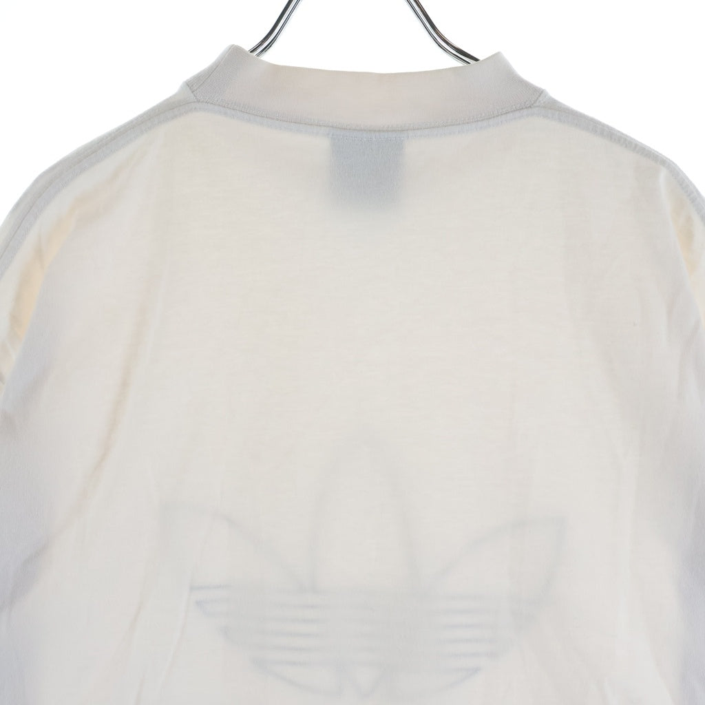 BALENCIAGA(バレンシアガ) 23SS ×adidas アディダス ロゴ刺繍 クルーネック 半袖Tシャツ 723976 TNVN8 ホワイト