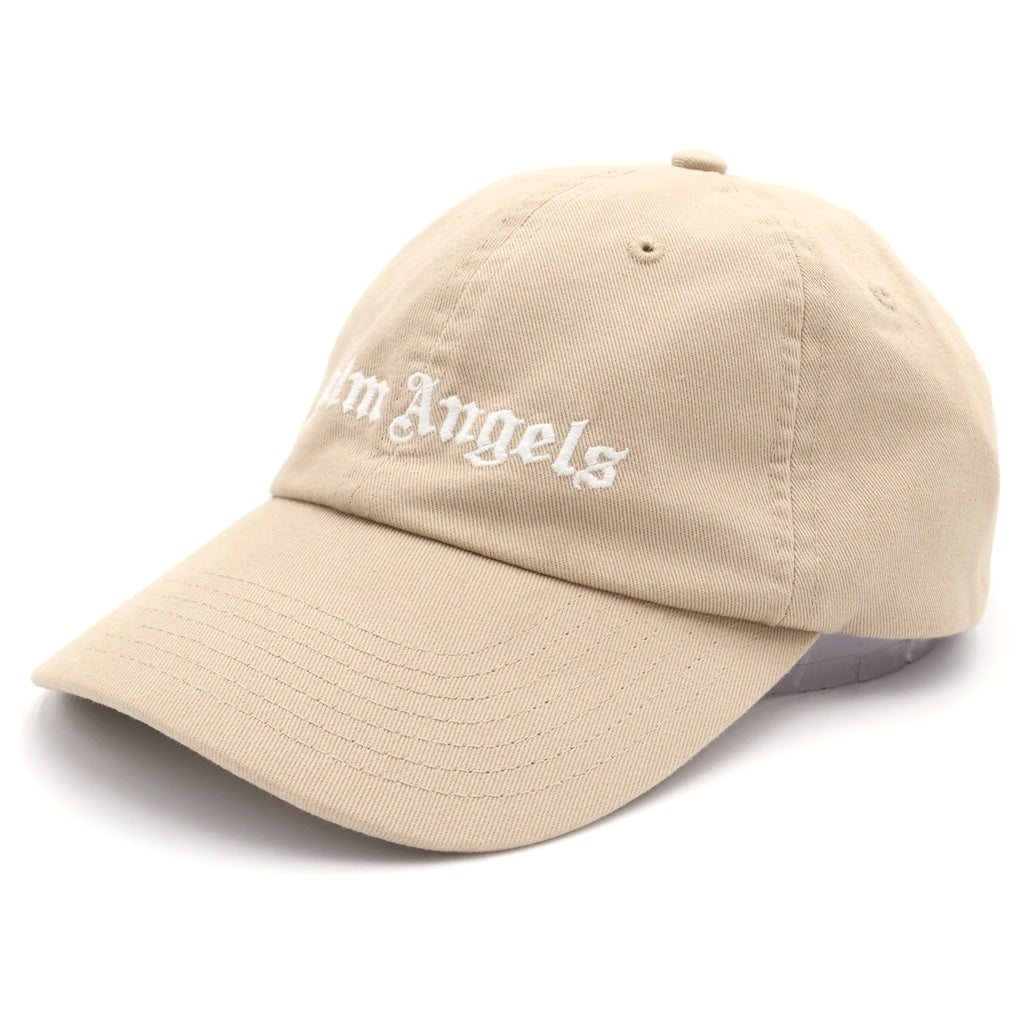 Palm Angels(パームエンジェルス) ロゴ刺繍 コットン キャップ PMLB003C99FAB001 ベージュ