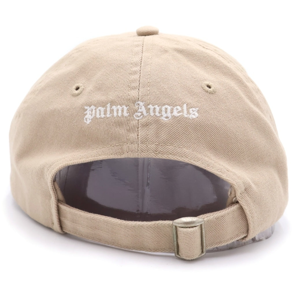 Palm Angels(パームエンジェルス) ロゴ刺繍 コットン キャップ PMLB003C99FAB001 ベージュ