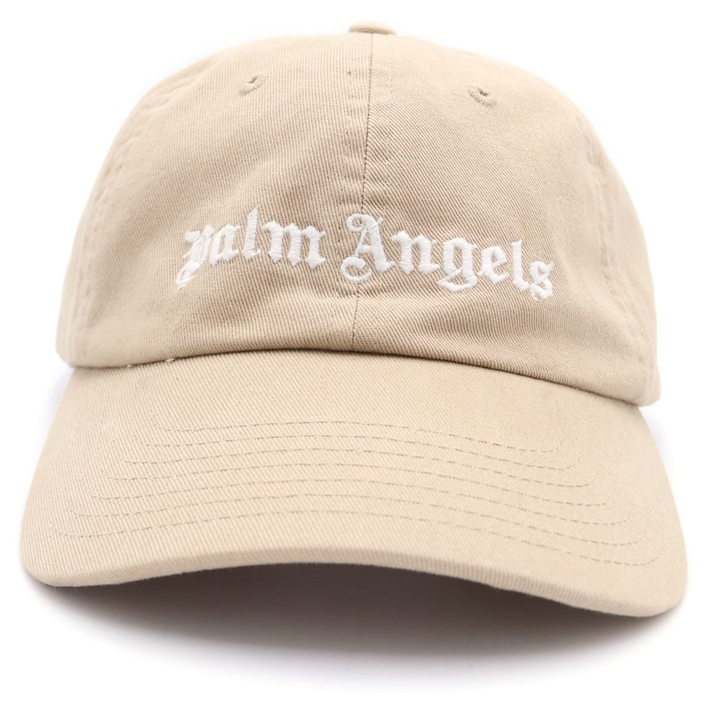 Palm Angels(パームエンジェルス) ロゴ刺繍 コットン キャップ PMLB003C99FAB001 ベージュ