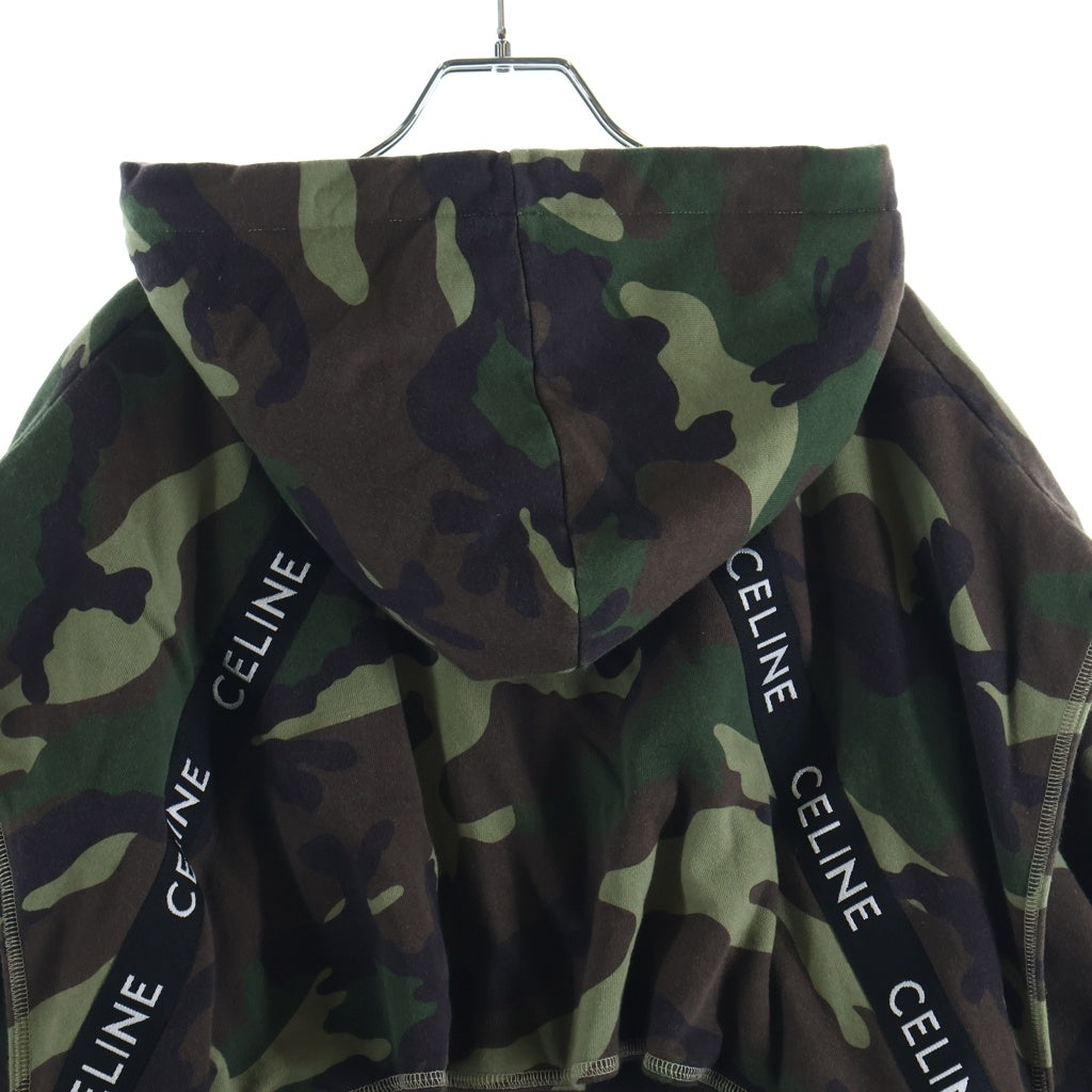 CELINE(セリーヌ) 23AW Bands Hoodie 迷彩 プルオーバーパーカー カモフラ 2Y85A885M