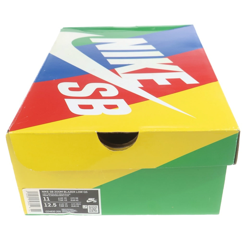 NIKE SB(ナイキエスビー) ×MEDICOM TOY BLAZER LOW BE@RBRICK CZ4620-200 メディコムトイ ブレーザー ベアブリック ローカットスニーカー US11/29.0cm ホワイト