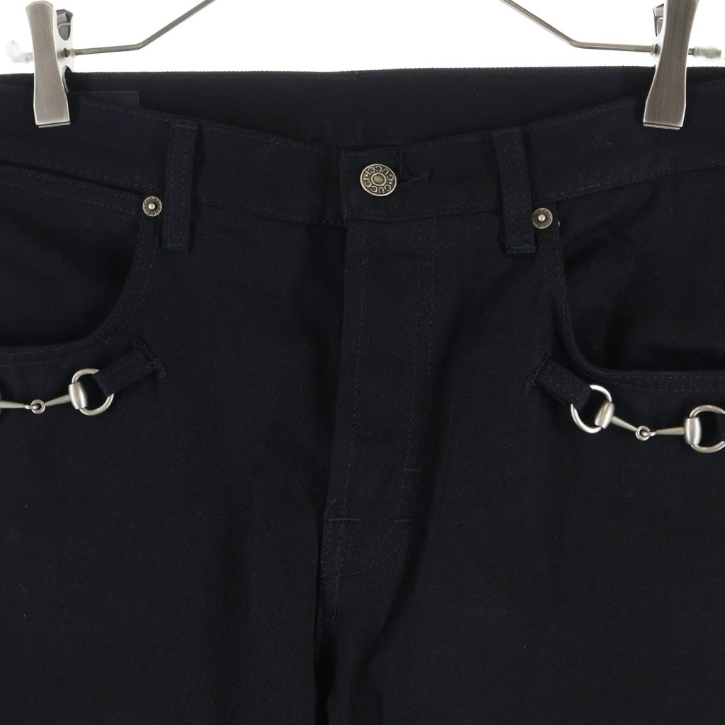 GUCCI(グッチ) 26SS ホースビットディテールデニムパンツ 860844 XDDFW