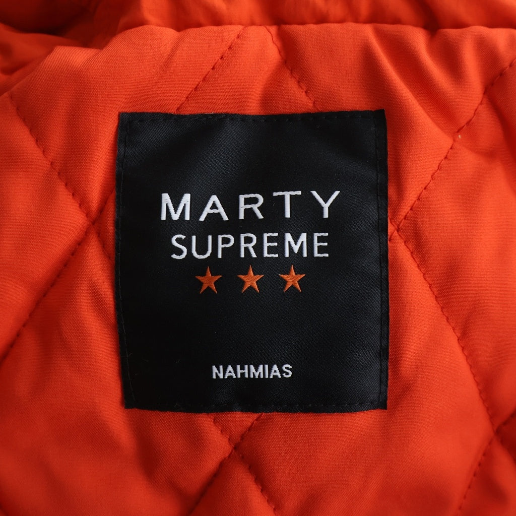 NO BRAND(ノーブランド) 24AW NAHMIAS(ナミアス) x Marty Supreme Classic Warm Up Jacket マーティ・シュプリーム クラシック ジップアップジャケット オレンジ