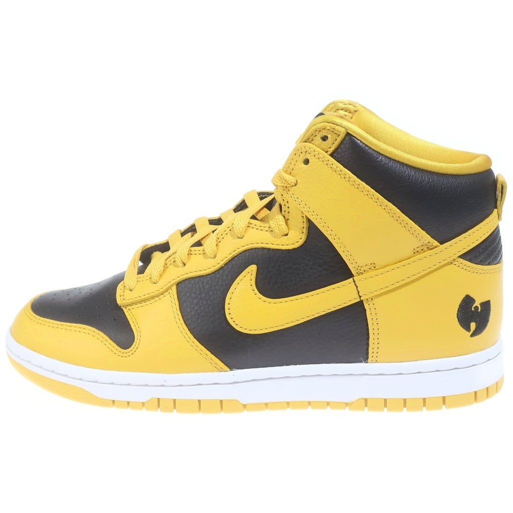 NIKE(ナイキ) DUNK HI RETRO PRM WU-TANG CLAN HJ4320-001 ダンク ハイ レトロ ウータンクラン ハイカットスニーカー US8.5/26.5cm イエロー/ブラック