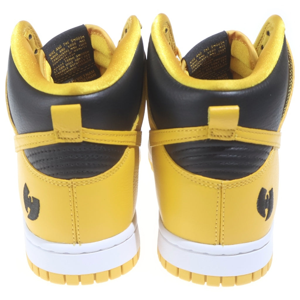 NIKE(ナイキ) DUNK HI RETRO PRM WU-TANG CLAN HJ4320-001 ダンク ハイ レトロ ウータンクラン ハイカットスニーカー US8.5/26.5cm イエロー/ブラック