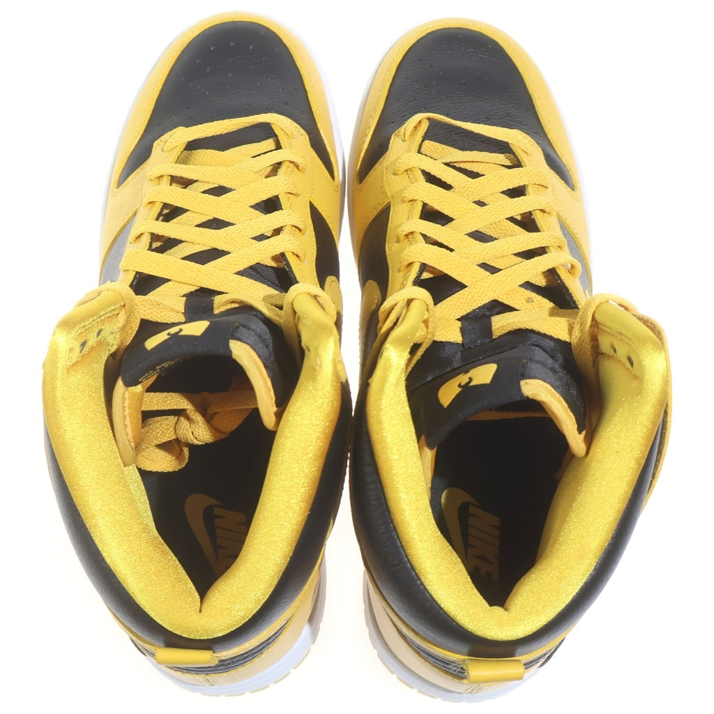 NIKE(ナイキ) DUNK HI RETRO PRM WU-TANG CLAN HJ4320-001 ダンク ハイ レトロ ウータンクラン ハイカットスニーカー US8.5/26.5cm イエロー/ブラック