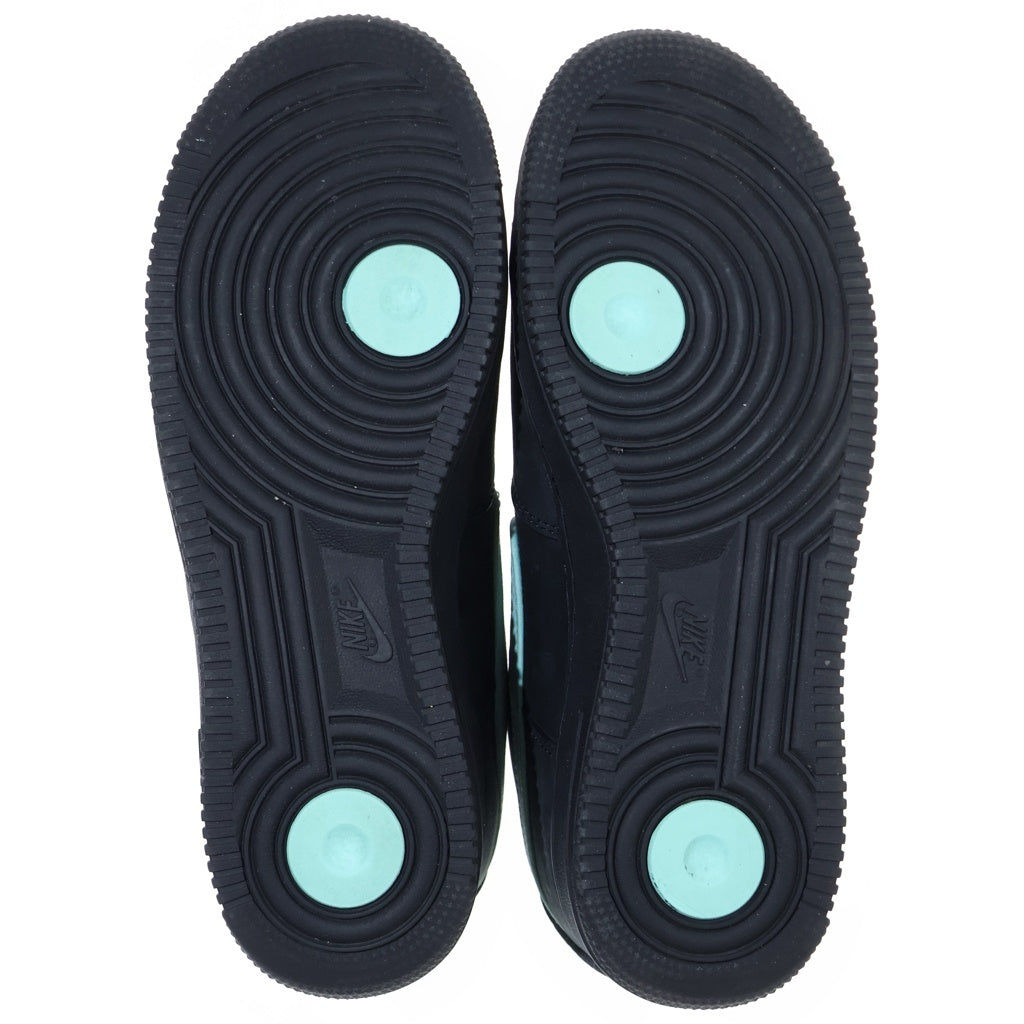 NIKE(ナイキ) ×TIFFANY&CO AIR FORCE 1 LOW 1837 BLACK DZ1382-001 ティファニー エアフォース1 ローカットスニーカー US8/26.0cm ブラック/ターコイズ