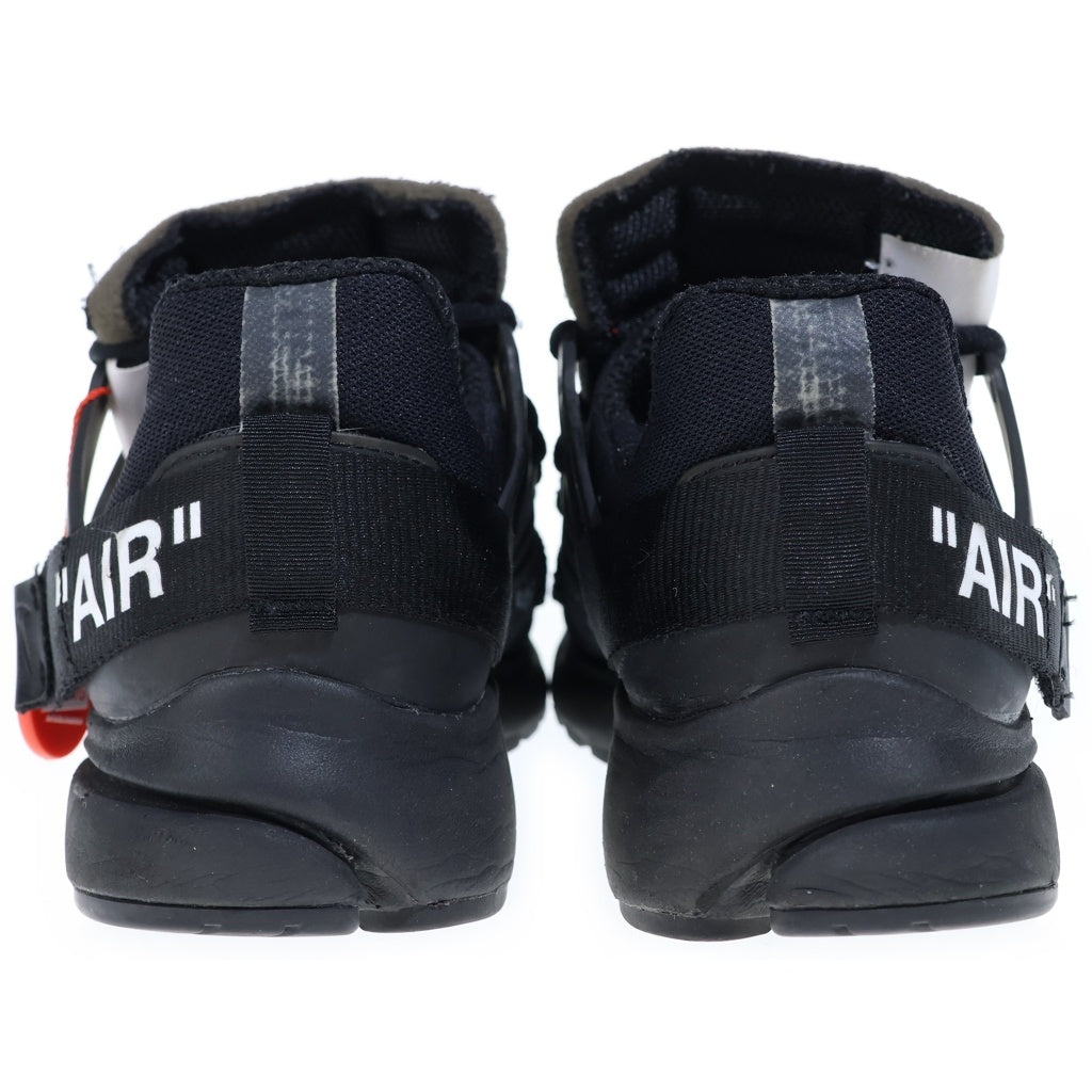 NIKE(ナイキ) ×OFF-WHITE AIR PRESTO AA3830-002 オフホワイト エアプレスト ローカットスニーカー US8/26.0cm ブラック