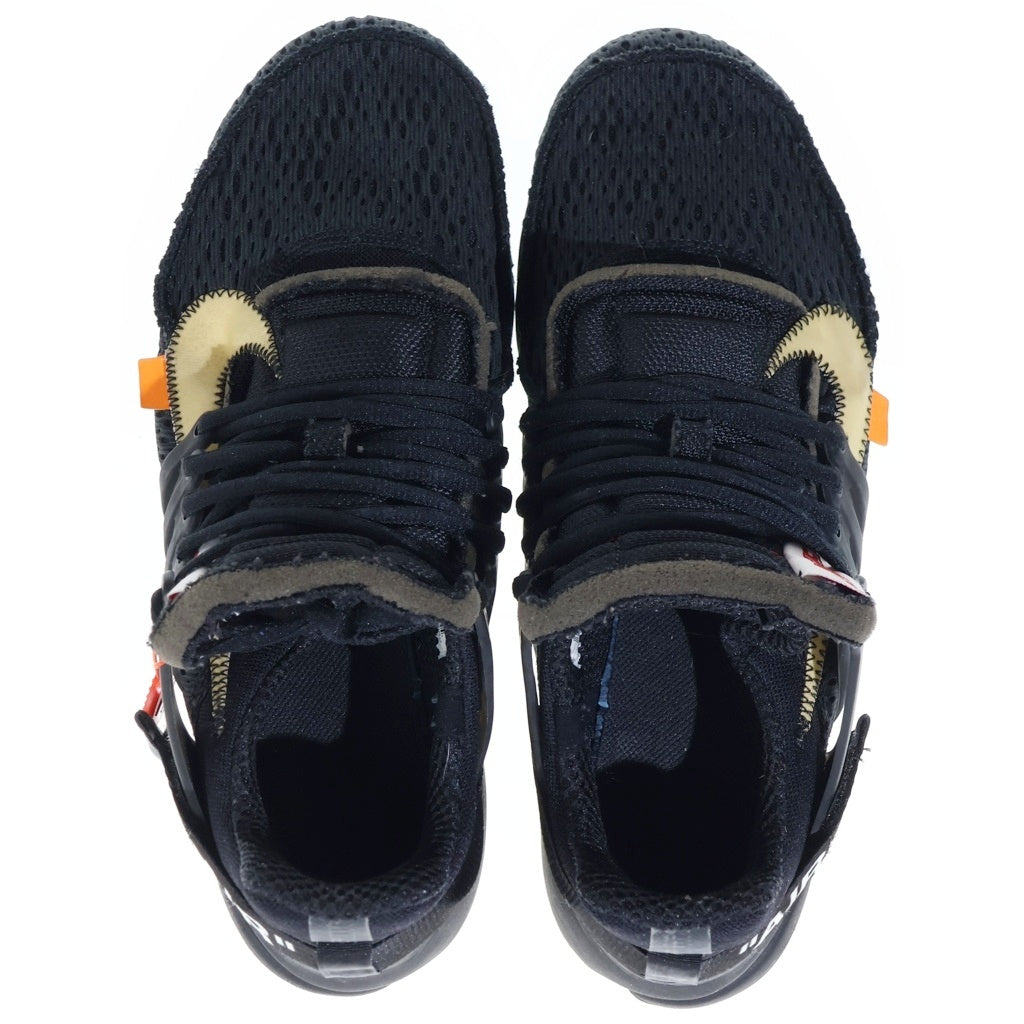 NIKE(ナイキ) ×OFF-WHITE AIR PRESTO AA3830-002 オフホワイト エアプレスト ローカットスニーカー US8/26.0cm ブラック