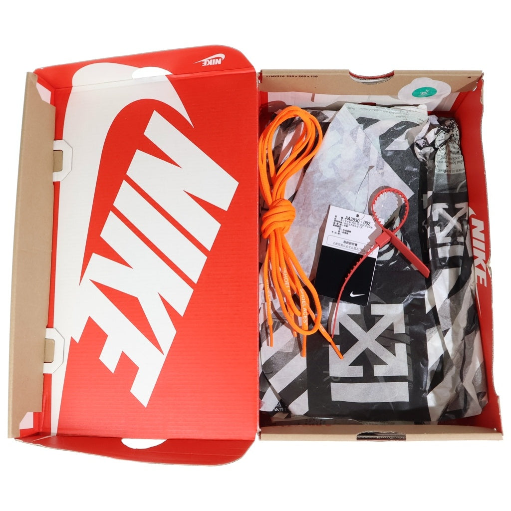 NIKE(ナイキ) ×OFF-WHITE AIR PRESTO AA3830-002 オフホワイト エアプレスト ローカットスニーカー US8/26.0cm ブラック