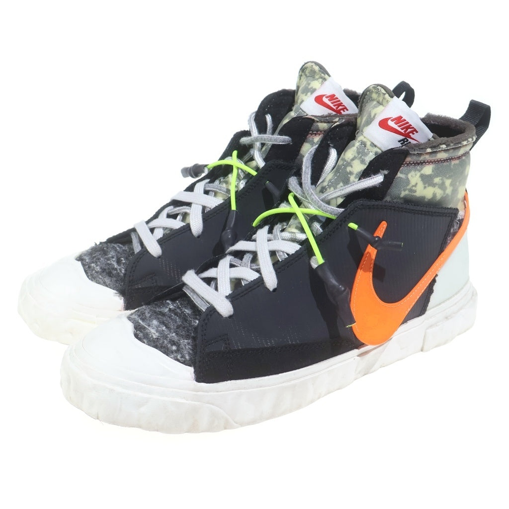NIKE(ナイキ) ×READYMADE BLAZER MID CZ3589-001 レディメイド ミッドカットスニーカー US8.5/26.5cm ブラック/グレー