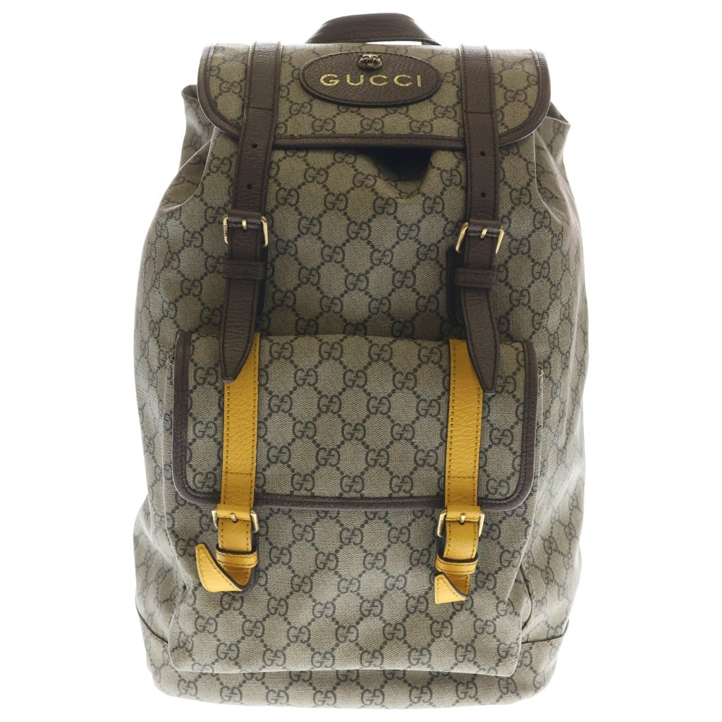 GUCCI(グッチ) Soft Backpack GGスプリーム バックパック リュックサック 473869 ベージュ