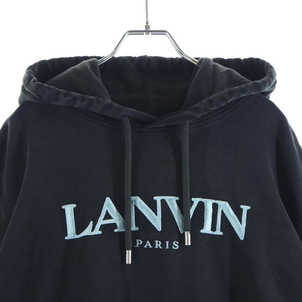 LANVIN(ランバン) 22SS x Gallery Dept. Graphic Print Hoodie ギャラリー デプト スウェットプルオーバーパーカー RM-TOG698-JR32-P22 ブラック