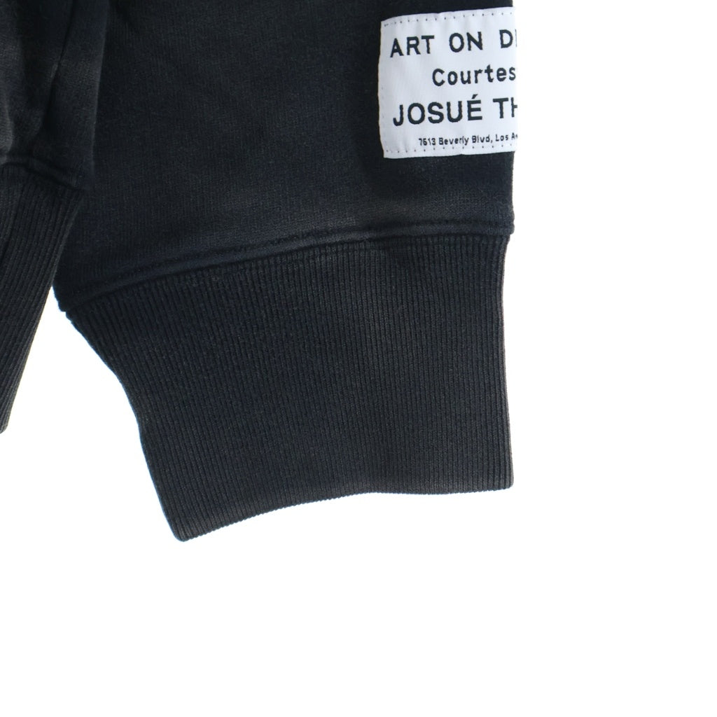 LANVIN(ランバン) 22SS x Gallery Dept. Graphic Print Hoodie ギャラリー デプト スウェットプルオーバーパーカー RM-TOG698-JR32-P22 ブラック