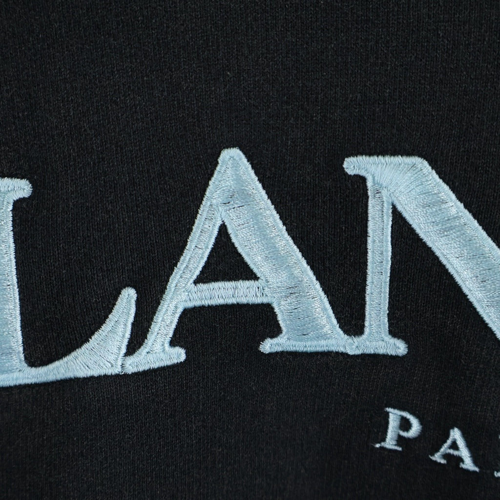 LANVIN(ランバン) 22SS x Gallery Dept. Graphic Print Hoodie ギャラリー デプト スウェットプルオーバーパーカー RM-TOG698-JR32-P22 ブラック