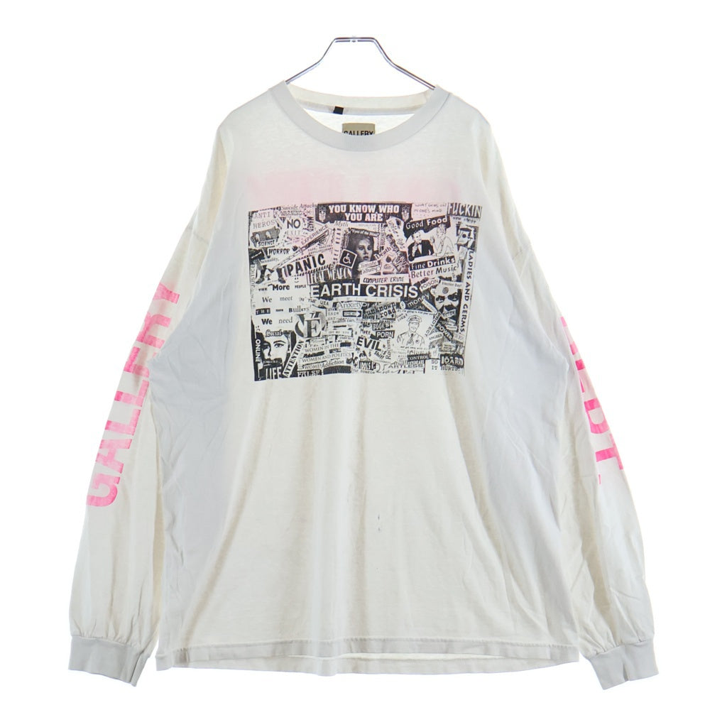 GALLERY DEPT.(ギャラリーデプト) Good Luck Collector Long Sleeve グッドラック コレクター 長袖Tシャツ ホワイト