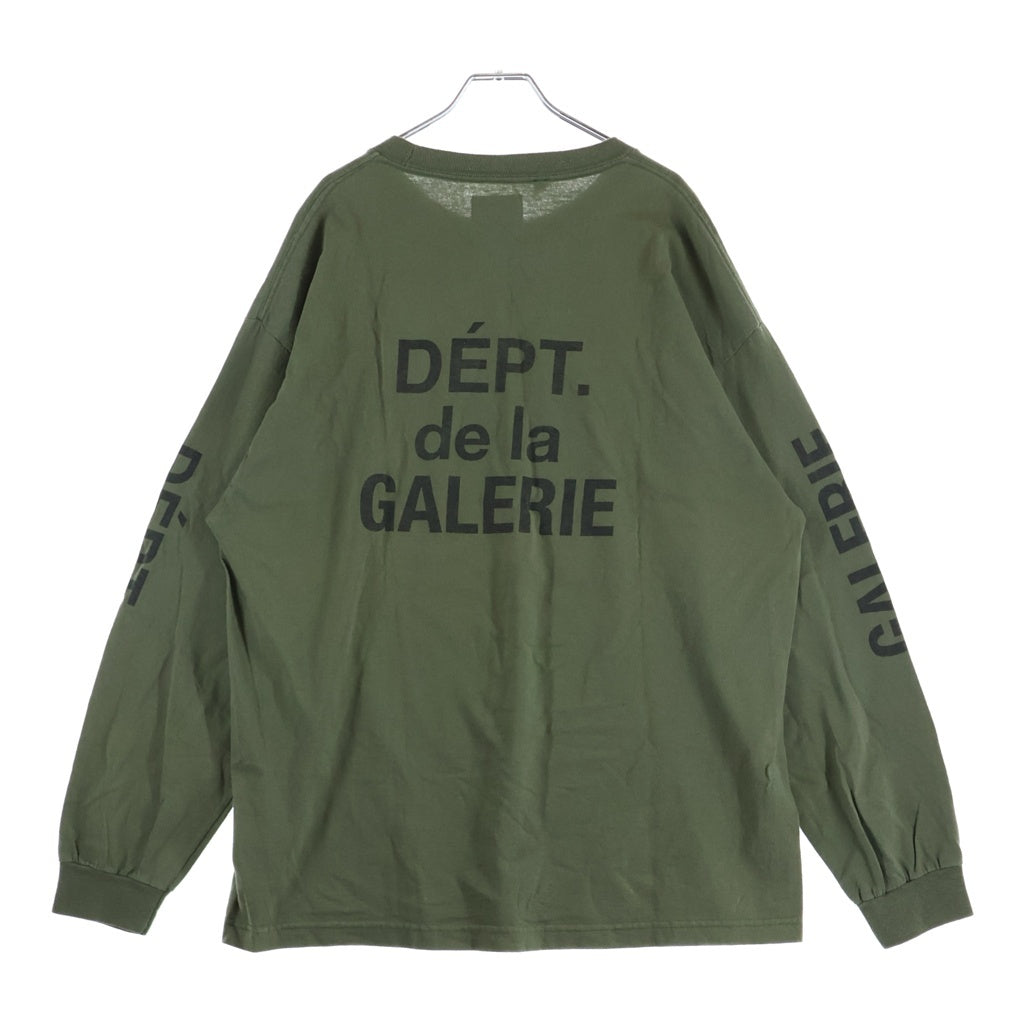 GALLERY DEPT.(ギャラリーデプト) French Souvenir Long Sleeve フレンチ スーヴニール 長袖Tシャツ カーキ