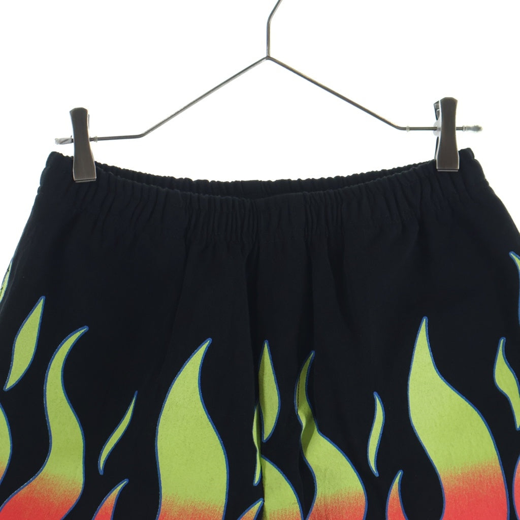 GALLERY DEPT.(ギャラリーデプト) Flame Shorts フレーム ショートパンツ ハーフパンツ ブラック