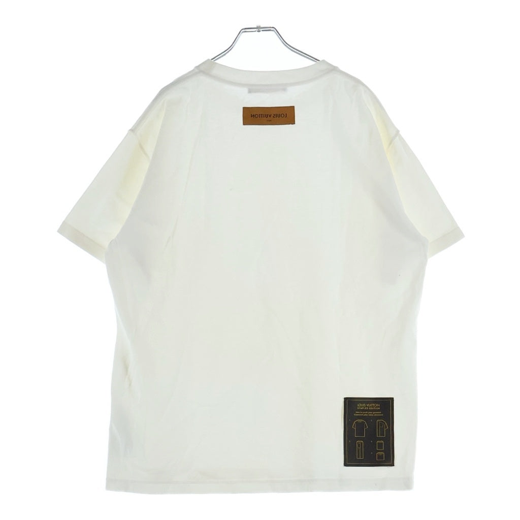 LOUIS VUITTON(ルイヴィトン) インサイドアウト クルーネック 半袖Tシャツ コットン RM212Q JYN HIY47W ホワイト