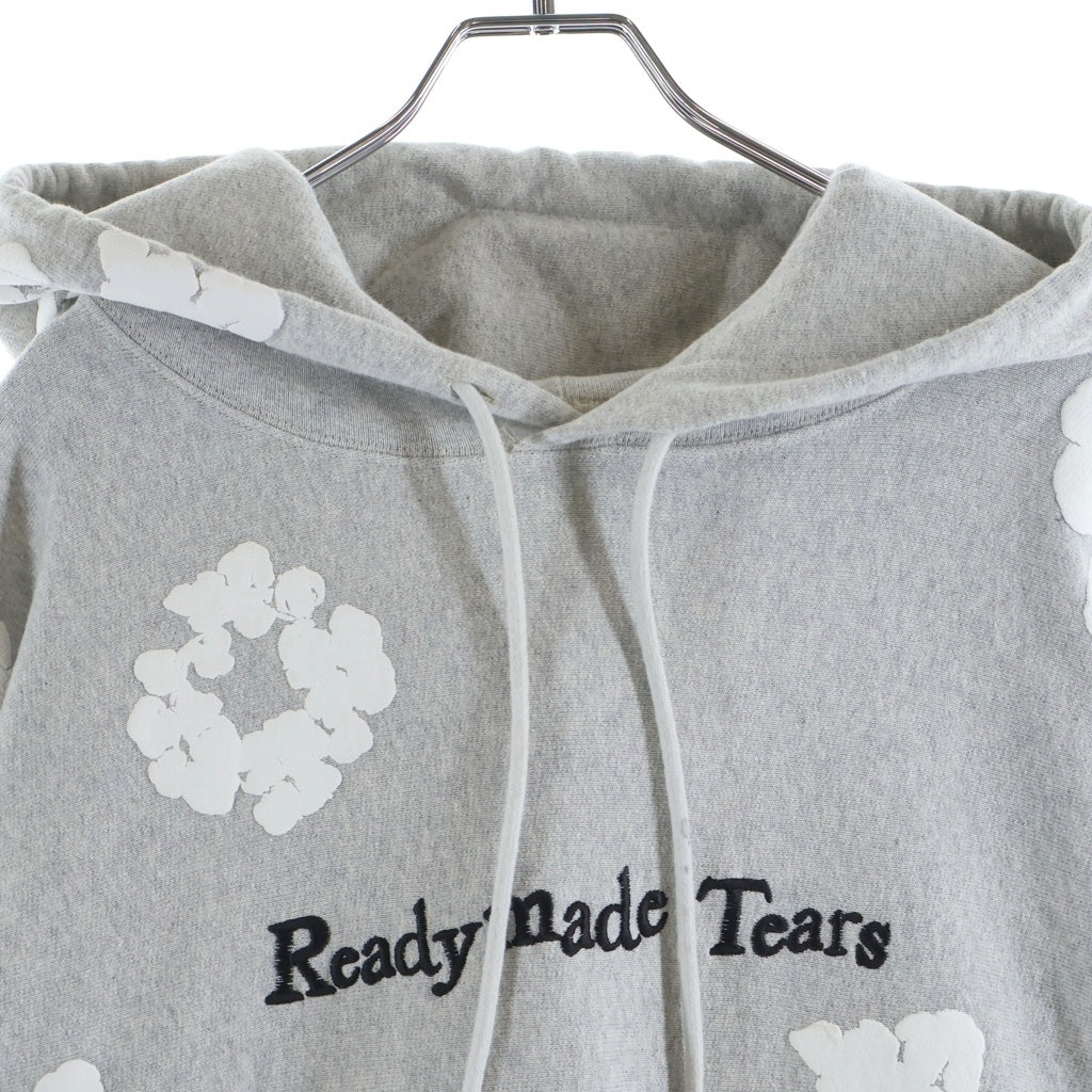 READY MADE(レディメイド) 22AW ×DENIM TEARS COTTON WREATH HOODIE デニムティアーズ スウェットプルオーバーパーカー RE-DT-GY-00-00-08 グレー