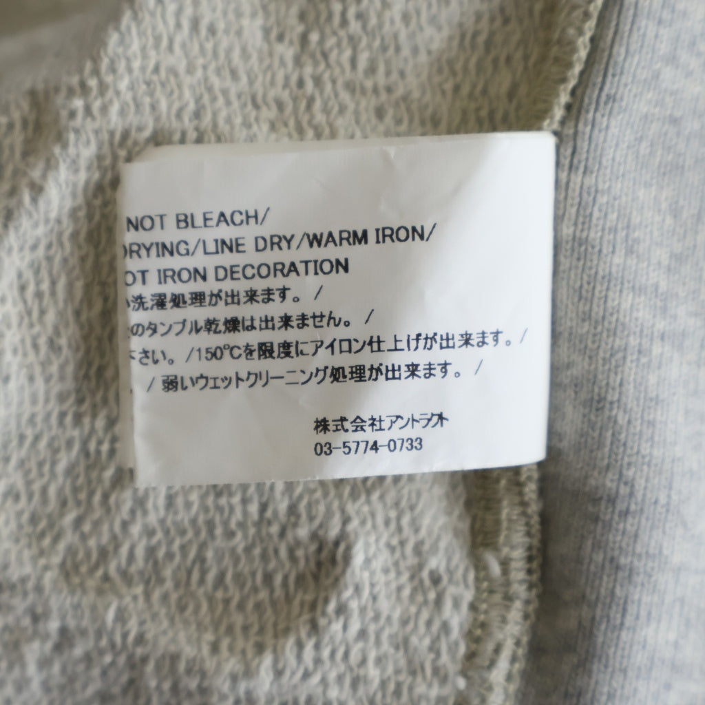 READY MADE(レディメイド) 22AW ×DENIM TEARS COTTON WREATH HOODIE デニムティアーズ スウェットプルオーバーパーカー RE-DT-GY-00-00-08 グレー