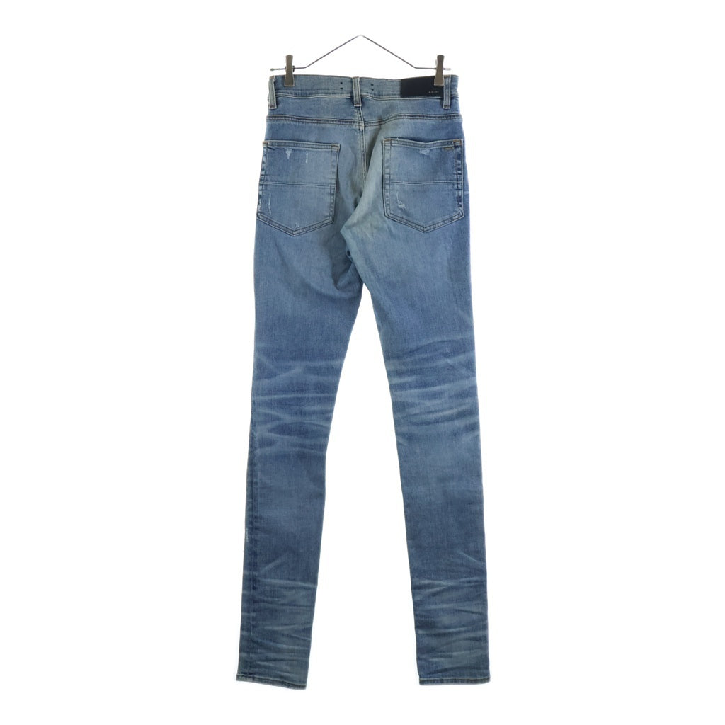 AMIRI(アミリ) MX1 Destroyed Bandana Jeans ディストロイド ダメージ加工 スキニー デニムパンツ インディゴ