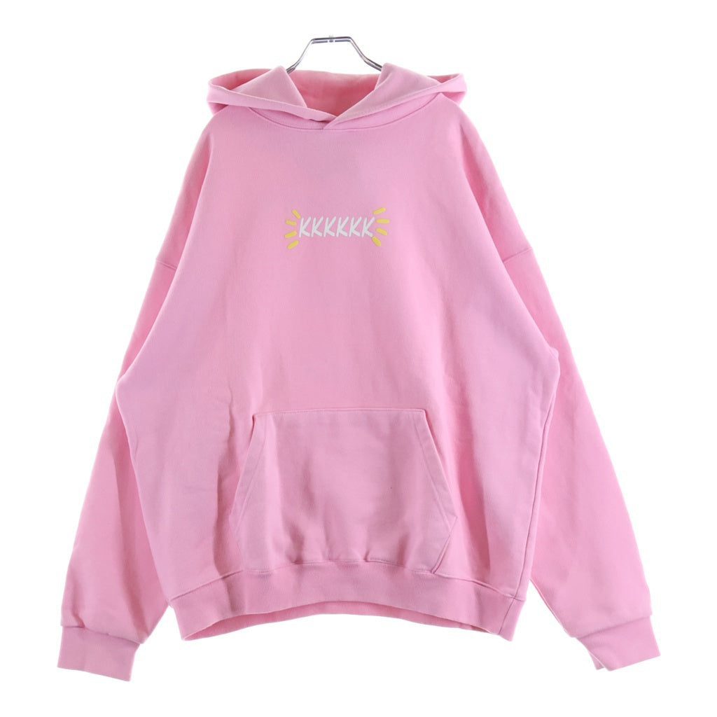 KKKKKK(ケーケーケーケーケーケー) Serendipity Florescence セレンディピティ フロレセンス スウェットプルオーバーパーカー ピンク