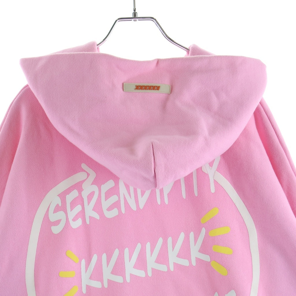 KKKKKK(ケーケーケーケーケーケー) Serendipity Florescence セレンディピティ フロレセンス スウェットプルオーバーパーカー ピンク