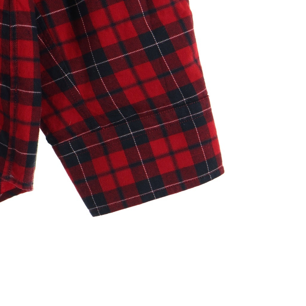 BALENCIAGA(バレンシアガ) Oversized Check Shirt バックロゴプリント