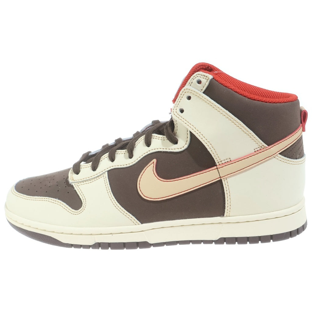 NIKE(ナイキ) DUNK HI RETRO SE FB8892-200 ダンク バロックブラウン ハイカットスニーカー US10.5/28.5cm ブラウン/ベージュ
