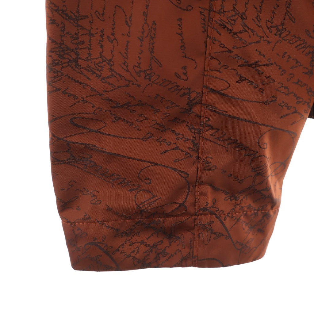 Berluti(ベルルッティ) B-Way スクリット ジップアップ フード付き ナイロンジャケット R27OBU100PAGV ブラウン