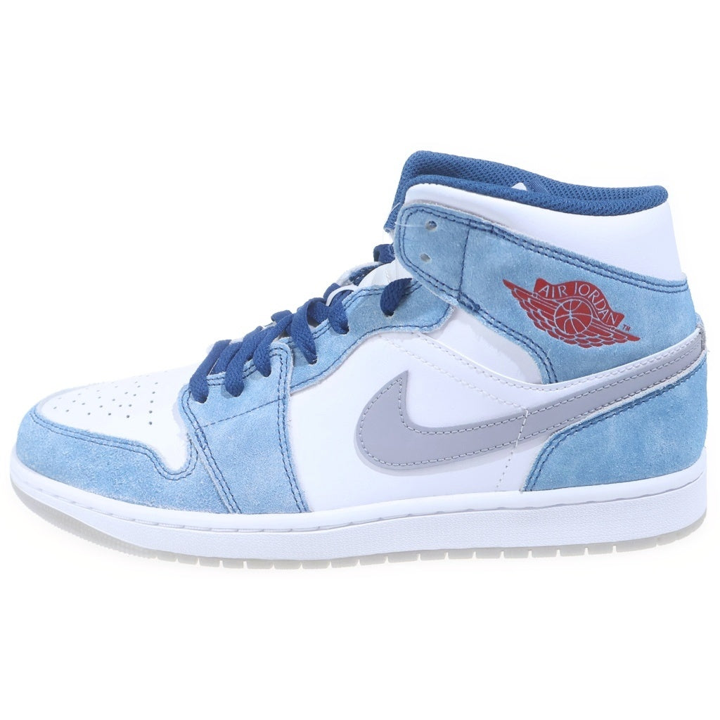 NIKE(ナイキ) AIR JORDAN1 MID SE HYPER ROYAL DN3706-401 エアジョーダン1 ミッドカットスニーカー US10/28.0cm ホワイト/ブルー