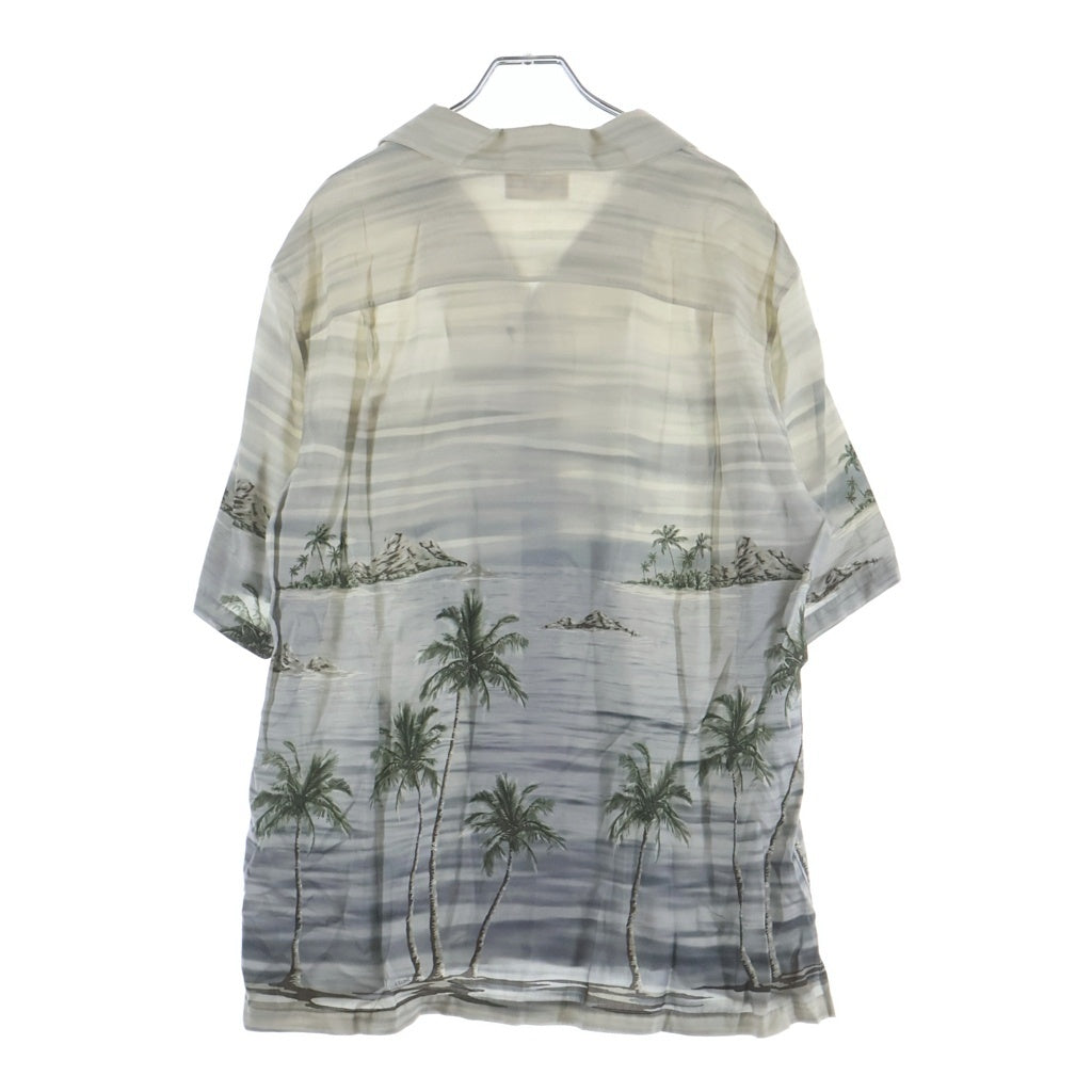 CELINE(セリーヌ) 24SS Hawaiian Shirt In Rayon ハワイアンシャツ 半袖シャツ 2C946158Y ホワイト
