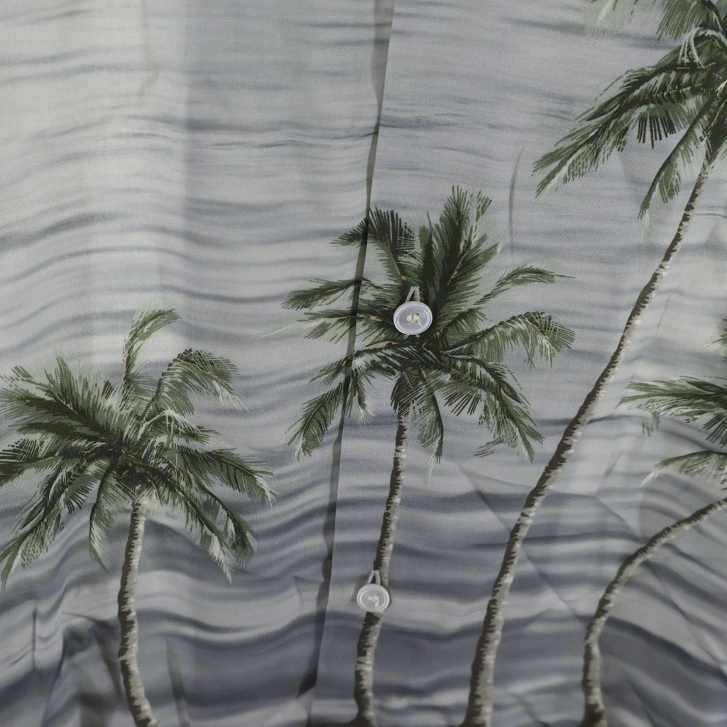 CELINE(セリーヌ) 24SS Hawaiian Shirt In Rayon ハワイアンシャツ 半袖シャツ 2C946158Y ホワイト