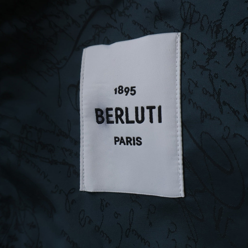 Berluti(ベルルッティ) B-Way スクリット ジップアップ フード付き ナイロンジャケット R26OBU100PAGB グリーン