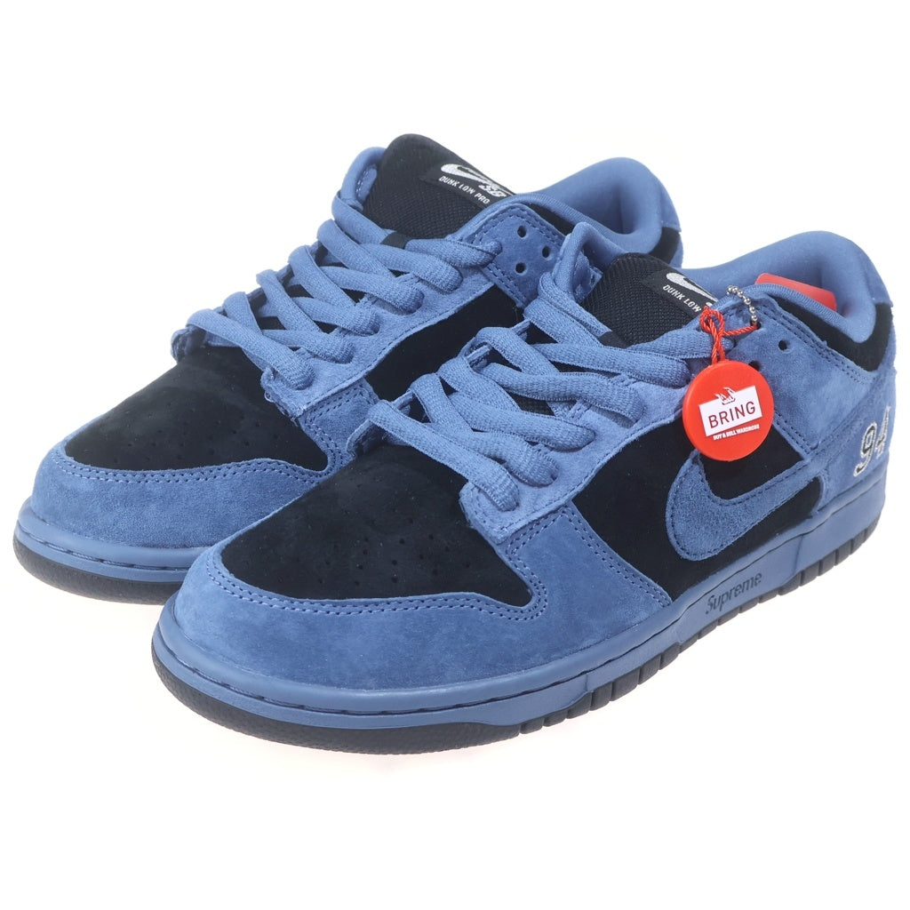NIKE SB(ナイキエスビー) ×SUPREME DUNK LOW OCEAN FOG HQ8487-400 ダンクローオーシャンフォグ 北米限定 ローカットスニーカー US8.5/26.5cm ブルー