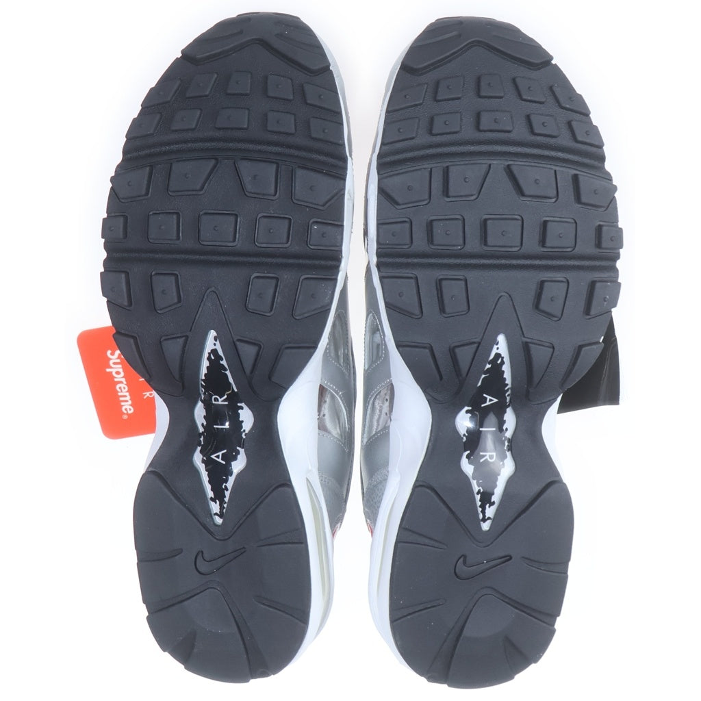 NIKE(ナイキ) ×SUPREME AIR MAX 96 CV7652-001 シュプリーム エアマックス 96 ローカットスニーカー US9.5/27.5cm シルバー